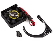 Yeah Racing 1/8 Aluminum Fan Mount Clamp w/40mm Cooling Fans (Black) | product-related