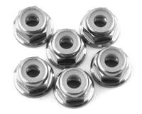 175RC Lightweight Aluminum M3 Flanged Lock Nuts (Silver) (6)