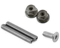 175RC RB10 "Ti-Look" Lower Arm Studs (Grey) (2)