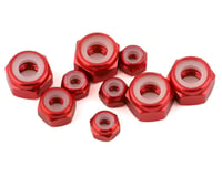 175RC Losi Mini JRX2 Aluminum Nut Kit (Red) (9)