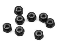 1UP Racing 3mm Aluminum Locknuts (Black) (8)