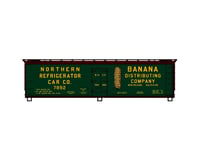 Accurail HO KIT 40' Wood Reefer Northern Reefer Co Bananas