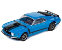 AFX Mega G+ Mustang Boss 302 Collector Series HO Slot Car (Blue)