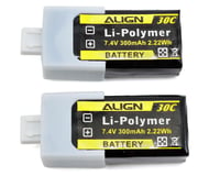 Align 2S1P LiPo Battery 30C (7.4V/300mAh)