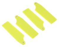 Align 470L 69mm Tail Blade (Fluorescent Yellow) (4)