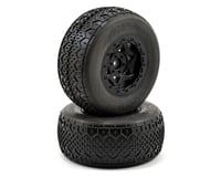 AKA Deja Vu Wide SC Pre-Mounted Tires (Slash Rear) (2) (Black)