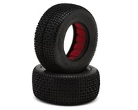 AKA 1/10 Cityblock 3 Wide SSLW Short Course Tires with Red Insert (2)