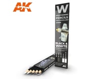 AK INTERACTIVE WEATHRNG PENCILS BLK+WHT SHADING+EFFECT