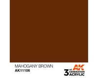 AK INTERACTIVE Mahogany Brown Acrylic Paint 17Ml