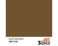 AK INTERACTIVE Mud Brown Acrylic Paint 17Ml