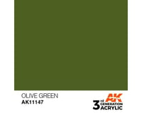 AK INTERACTIVE Olive Green Acrylic Paint 17Ml