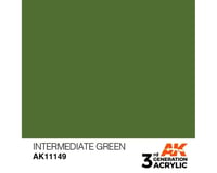 AK INTERACTIVE Intermediate Green Acrylic Paint 17Ml