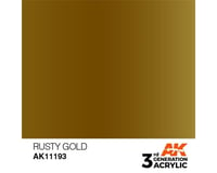 AK INTERACTIVE Rusty Gold Metallic Acrylic Paint 17Ml