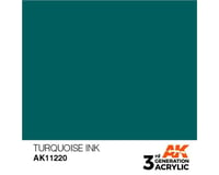 AK INTERACTIVE Turquoise Ink Acrylic Paint 17Ml