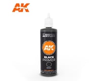 AK INTERACTIVE Black Acrylic Primer 100Ml Bottle