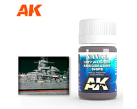 AK INTERACTIVE 35Ml Kriegsmarine Ships Grey Wash Enamel