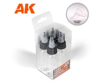 AK INTERACTIVE Paint Doser 30Ml Bottles W/Shaker 4Pk