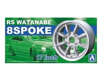 Aoshima 1/24 Rs Watanabe 8-Spoke 17 Tire Wheel 4