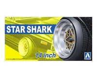 Aoshima 1/24 Star Shark 14 Tire Wheel Set 4