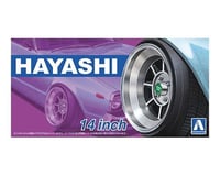 Aoshima 1/24 Hayahi 14 Tire Wheel Set 4