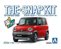 Aoshima 1/32 Suzuki Hustler Car Snap Red Pearl