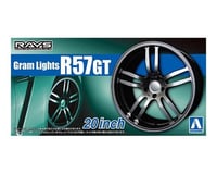 Aoshima 1/24 Gram Lights R57gt Tire/Wheel Set