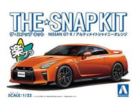 Aoshima 1/32 Nissan Gt-R 2-Door Car Snap Orange