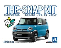 Aoshima 1/32 Suzuki Hustler Car Snap Blue Metal