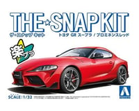 Aoshima 1/32 Toyota Gr Supra Car Snap Red