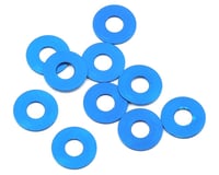 Team Associated 7.8x0.5mm Aluminum Bulkhead Washer (Blue) (10)