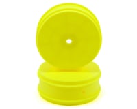 Team Associated 12mm Hex 61mm 4WD Front Buggy Wheels (2) (Yellow)