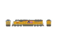 Athearn HO SD60M w/DCC & Sound, UP/Yellow Sill/Flag #2442