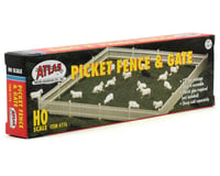 Atlas Railroad HO-Scale 72" Picket Fence & Gate Kit