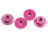 Avid RC Ringer 4mm Wheel Nuts (Pink) (4)