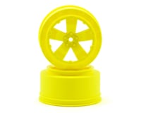 Avid RC 12mm Hex "Sabertooth" Short Course Wheels (Yellow) (2) (22SCT/TEN-SCTE)