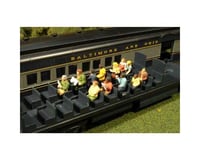 Bachmann SceneScapes Waist-Up Seated Passengers (12) (HO Scale)