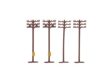 Bachmann Telephone Poles (12) (N Scale)