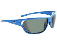 Optic Nerve Dedisse Sunglasses (Shiny Blue) (Smoke/Silver Flash Lens)