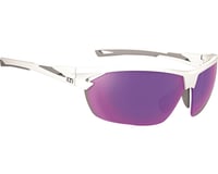 Optic Nerve Tach Sunglasses (Shiny White/Grey)
