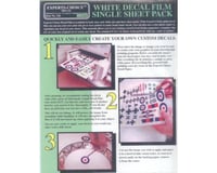 Bare Metal Foil 126 White Decal Film 8.5x11' Laser