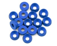 Team Brood 3mm 6061 Aluminum Cap Head Washer (Blue) (16)