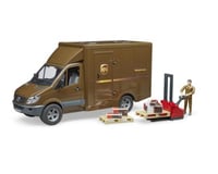 Bruder Toys 02538 MB Sprinter UPS with Driver and Accessories Vehicles-Toys