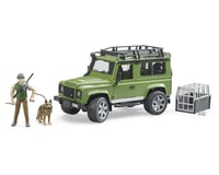 Bruder Toys Land Rover Defender W/Forester/Dog (4)