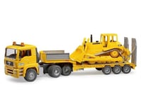 Bruder Toys 02778 Man Tga Loader Truck with Cat Bulldozer - Yellow