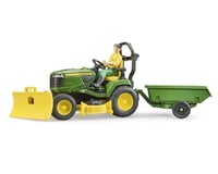 Bruder Toys Bworld John Deere Lawn Tractor W/Fig (4)