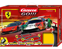 Carrera GO!!! Ferrari Pro Speeders Electric 1/43 Slot Car Racing Track Set