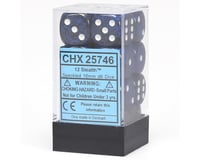 Chessex /  Pacific Games 16Mm D6 Dice Speckled Stealth