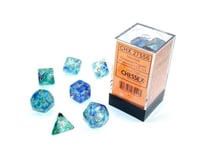 Chessex /  Pacific Games 7PC DICE SET OCEANIC W/GOLD
