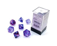 Chessex /  Pacific Games 7PC DICE SET NEBULA NOCTURNAL