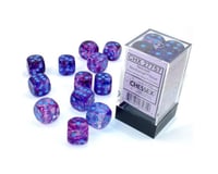 Chessex /  Pacific Games D6 16MM NEBULA NOCTURNAL 12PK